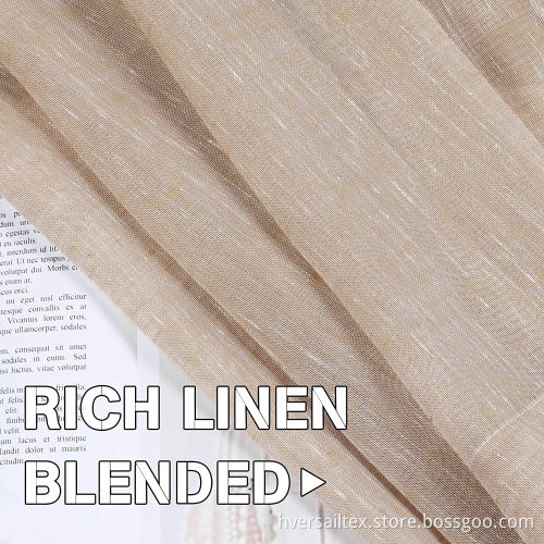 Premium Soft Rich Linen Textured Curtains